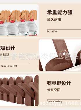 复古入户玄关墙面单个衣帽挂钩门后收纳置物架木质钢琴挂钩置物架