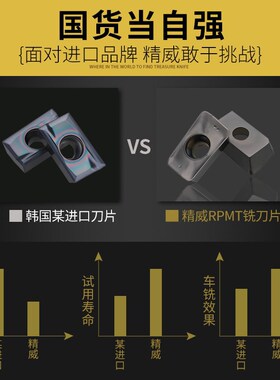 数控铣刀片APMT1135钢件硬质合金1604铣刀片快进给R0.8铣床刀粒头