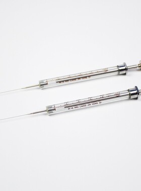 上海安亭微量进样器0.5 1 25 50 100 10ul色谱尖头气相平头液相针