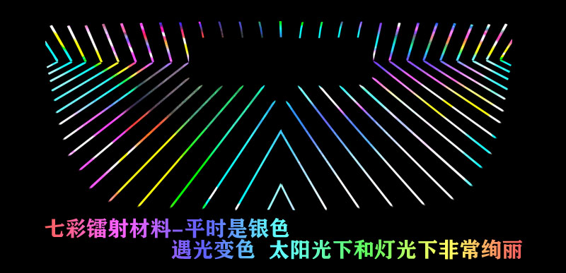 适用第二三代哈弗H6中网贴饰条装饰改装改色个性贴镭射变光保护贴 - 图3