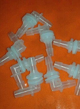 塑料穿板弯头水箱鱼缸夹持软管宝塔隔板L型接头螺纹固定头硅胶管