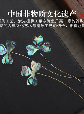 采购产品乌木手提式香盒木制香炉香支架香存N储盒商务旅行沉香香
