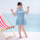 2026 New Fat Girls Swimwear Medium and Big Split Plus Fat Plus Size Fat Children Girls Belly Covering Swimsuit Summer