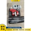 Household weeding and loosening soil tiller Multifunctional crawler agricultural rotary tiller Orchard greenhouse remote control tiller