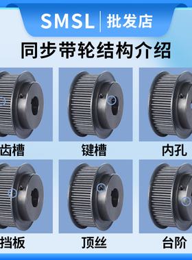 同步轮8M-25齿AF/BF 45号钢工业传动轮 皮带轮厂家直销同步带轮
