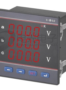 数字式三相数显电流表 数字式三相交流电流表 RS485 PD204I-9S4