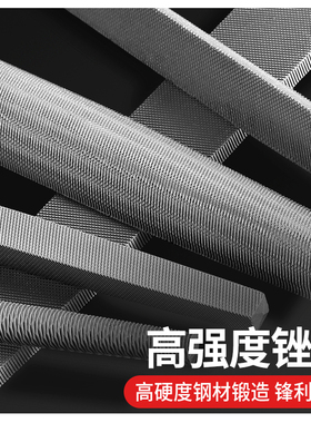 锉刀钢锉金属打磨工具挫刀矬子钢锉半套装圆木工三角磨铁三棱钳工