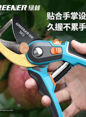 绿林修枝剪果树剪刀省力剪花卉园艺盆栽花卉花艺家用剪剪树枝专用