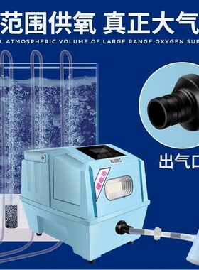 德国进口卖鱼增氧机大功率交直流两用充电氧气泵防水便携式打氧机