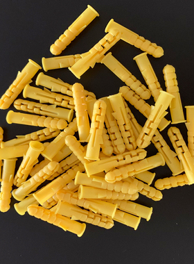 小黄鱼塑料膨胀管 胶塞胶粒 加长胀塞涨塞 膨胀螺栓墙塞6 8 10mm