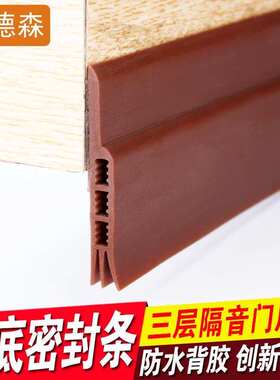 防盗门卫生间门边大门门缝门底密封条防风隔音挡鼠板铝合金防老鼠