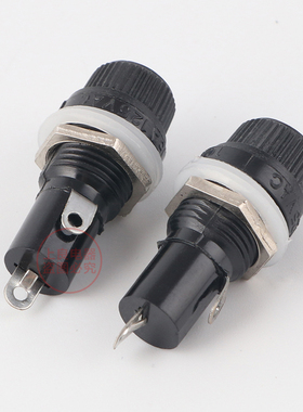 5*20mm 5X20MM 玻璃管保险丝座 熔断器孔12mm 15A10A250V