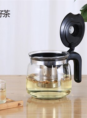 玻璃保温壶茶吧机茶炉配件泡茶水壶免开盖大容量加热加厚玻璃壶