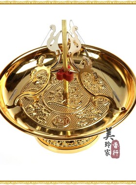 盘香架支撑架可伸缩不怕回潮天变长香盘塔香架金色架