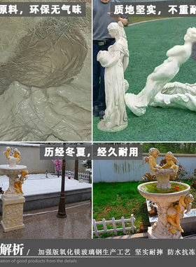 定制沉思者人物雕塑思想者雕像玻璃钢非石膏像摆件落地艺术装饰品