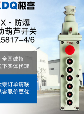 防爆电动葫芦LA5817防爆行车操作起重机控制手柄按钮开关天车航吊