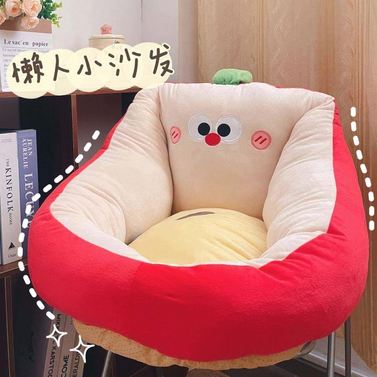 Cat claw futon cushion plush cushion floor tatami bedroom bay window floor backrest integrated lazy sofa