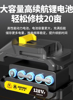 树枝剪刀充电式园林果树修枝剪锂电剪树枝电剪子电动剪刀剪枝神器