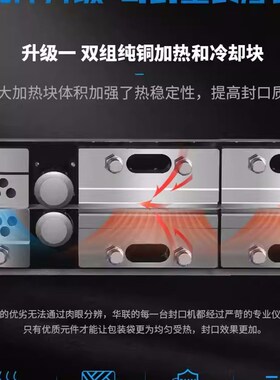 华联FRM-1120LD墨轮印字连续封口机塑料大袋铝箔袋自动打码封口机