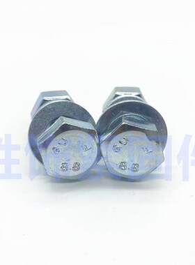 8.8级镀锌外六角国标螺丝螺母大全套装加长组合螺丝钉M6-M30螺栓