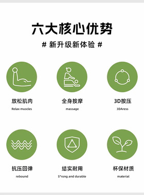 29轮滚轮小腿肌肉放松按摩美腿器