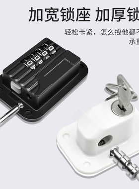 阻门器门档内外开门通用防盗顶门器家用无门缝通用纱窗固定卡扣锁
