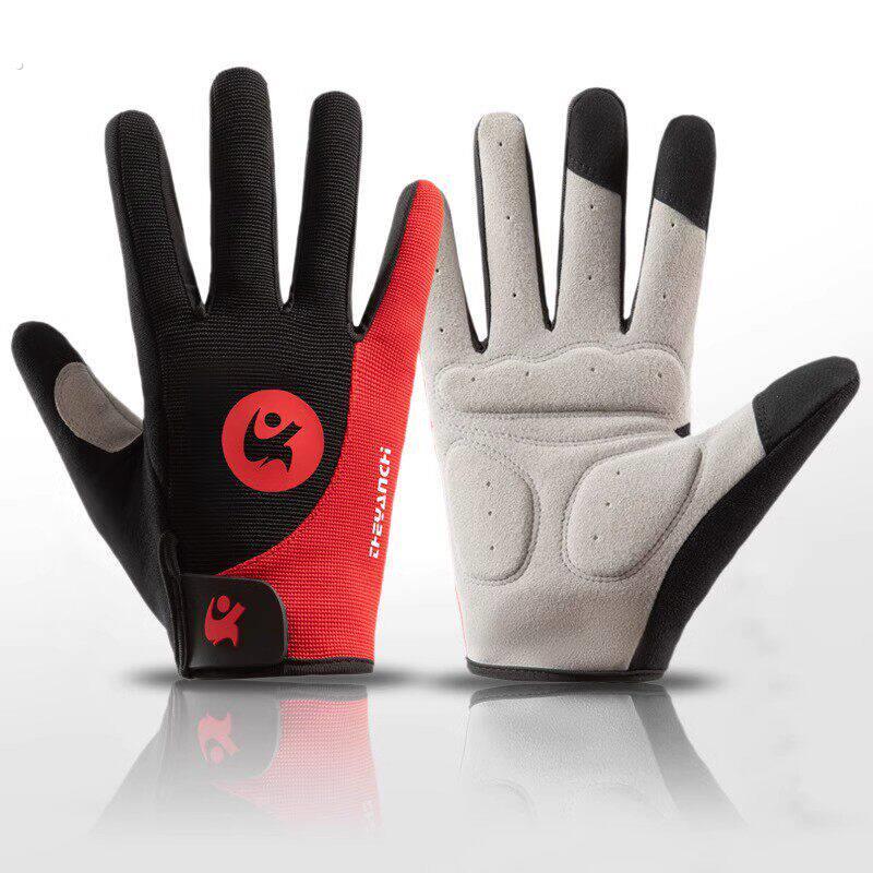 Spring and summer mountain bike riding gloves full-finger shock-absorbing summer professional spinning gloves for men and women