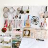 Hole board wall storage rack Internet celebrity dessert shop baking tools piping nozzle storage wall stainless steel accessories customization