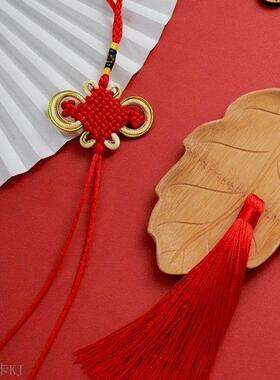 五帝钱中国结编织绳半成品挂门上五帝钱压门槛门对门挂件手錬