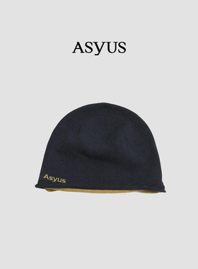 【新品】ASYUS 2026夏季 经典亚麻撞边针织帽女款