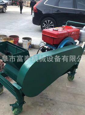 柴油机款冻肉鲜肉碎骨机 380V宠物粮碎肉机 商用鸡鸭禽类碎骨机