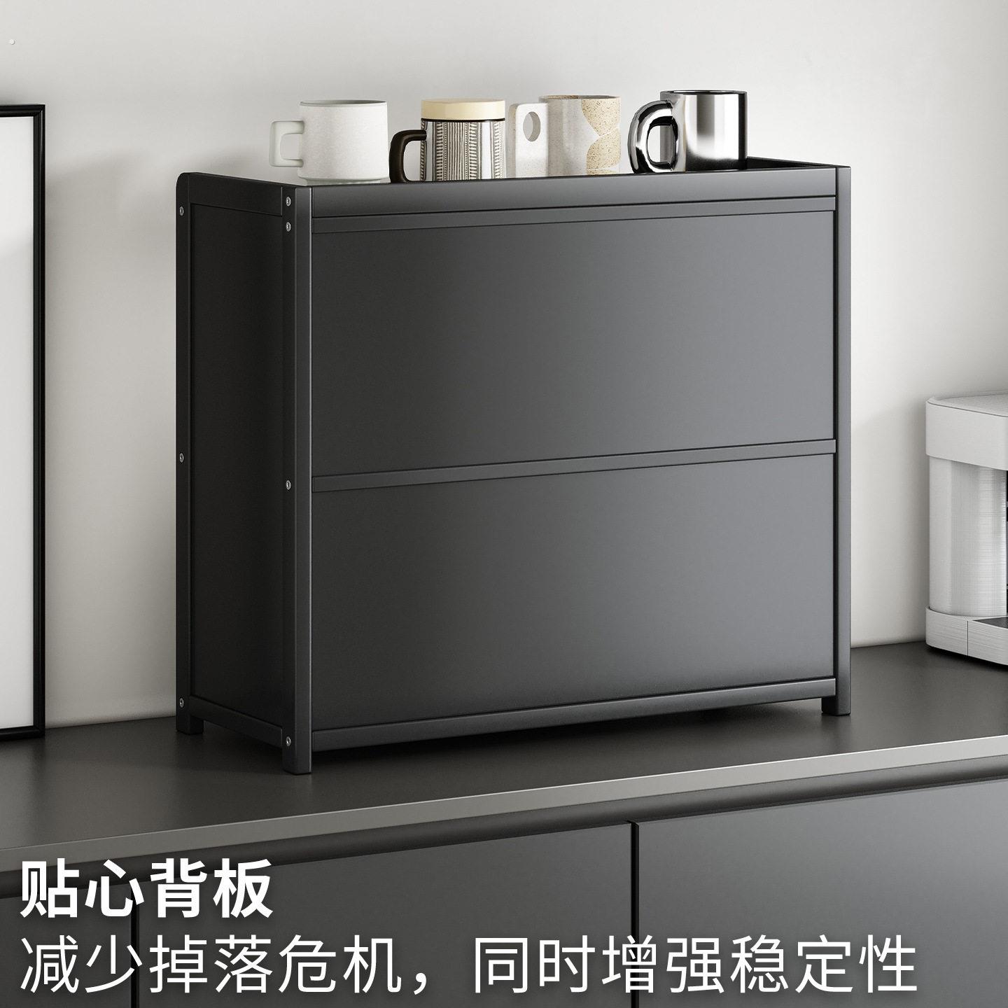 Desktop tea cup water cup coffee cup tea set storage table dustproof cabinet storage cup rack dining table countertop cup rack