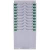 Card box fixed attendance rack combined plastic card bag management card rack punch card slot employee