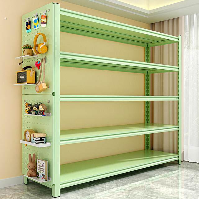 Household fruit green storage rack multi-layer storage rack bookshelf utility room organizer rack can add hole board shelves in the basement