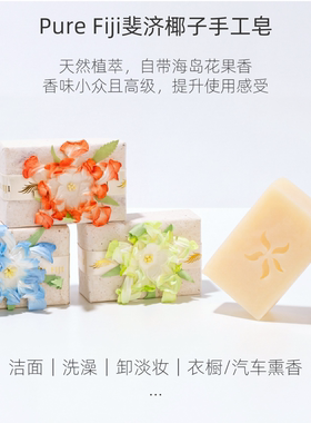 Pure Fiji斐济原装手工皂精油洁面沐浴香体皂100g经典款诺丽果