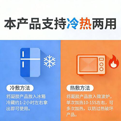 凝胶冰垫冰袋足部脚踝冰敷袋凝胶冷热敷护具运动降温绑带护脚工厂 - 图1