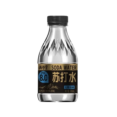 苏打水瓶装300ml整箱原味茉莉味无糖无汽弱碱性解渴运动常备饮用