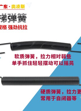 【包邮包换】电梯厅门自闭弹簧门机拉簧适合蒂森日立广日通力配件