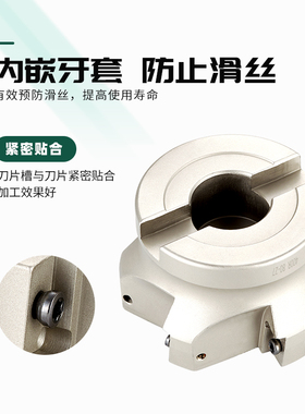 BAP/RAP 400R KM12 直角废角铣刀盘 45度 75度 50 63 80面铣刀盘