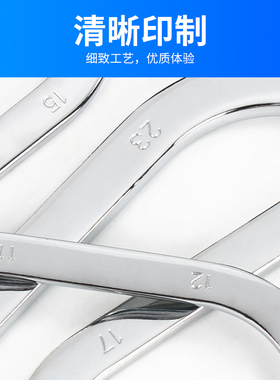 杰克利双向S型梅花扳手U型两头梅花扳手双头异形双梅扳手汽修工具