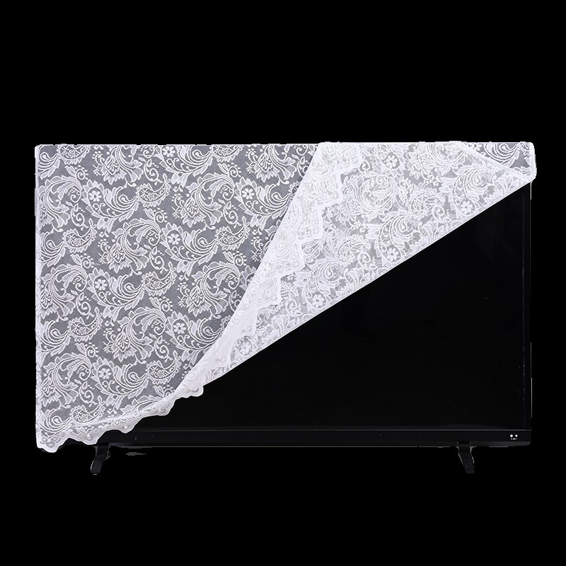 TV dust cover 65 inch 85 inch 100 inch LCD TV cover cover cloth without taking lace cover scarf when it is turned on