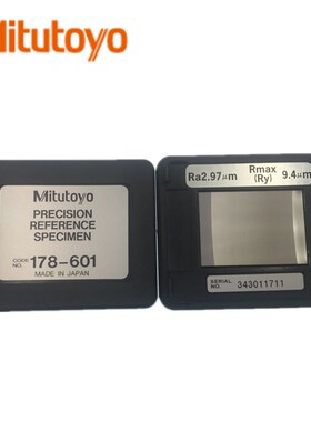 三丰粗糙度仪校正块校正标准片178-601校准样板