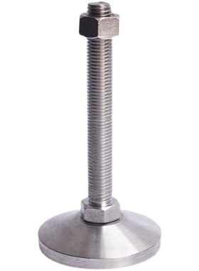 不锈钢304重型固定脚杯调整脚掌地脚螺丝机械支撑脚垫实心碗装