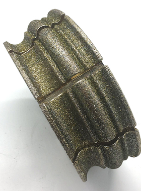 直径150石材磨边机磨轮407#台面线条边磨轮花线边烧结磨具灶台边