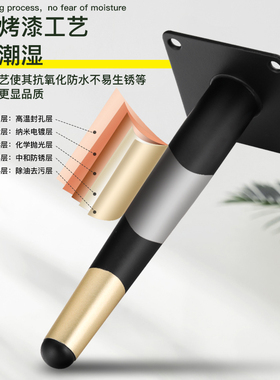 金属沙发脚电视柜茶几腿椅子凳子桌子腿床头柜脚家具脚床腿支撑脚