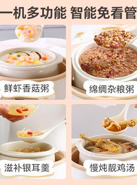 lotor电炖锅家用燕窝煲汤煮粥专用宝宝1一2人小定时预约隔水炖盅
