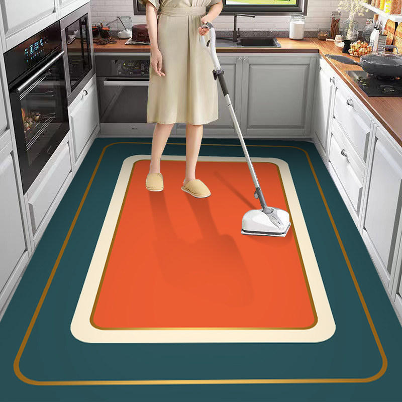 Wash-free kitchen floor mats are stain-resistant, water-proof, oil-proof and anti-slip. Large-area carpets, floor mats and foot pads are custom-made for home use.