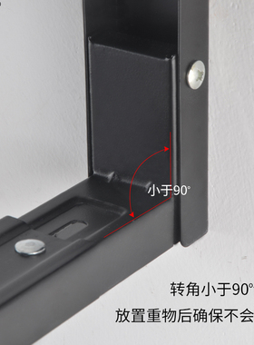厨房微波炉支架双层置物架烤箱架铁合金微波炉架托架壁挂支撑托架