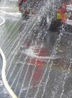 消防水幕水带13型65高压喷雾屏障带孔水龙带2.5寸消防管带20m