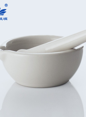 陶瓷研钵60/80/100/130/160mm研药碗药臼杵乳钵瓷质捣药罐研磨棒
